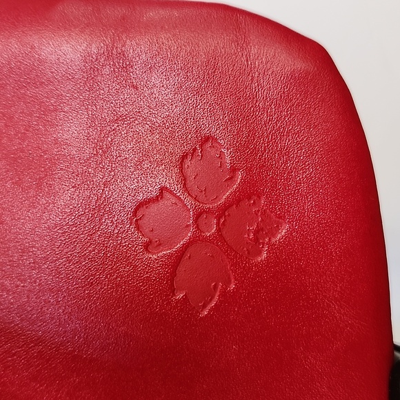 Patricia Nash Red Embossed Leather Clutch - Picture 3 of 9